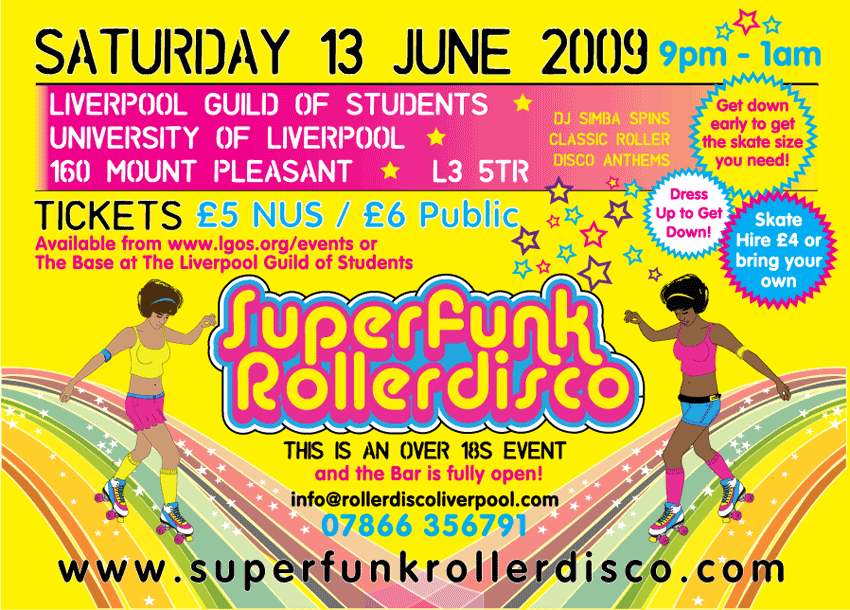 Roller Disco Liverpool: Saturday 13th June 2008