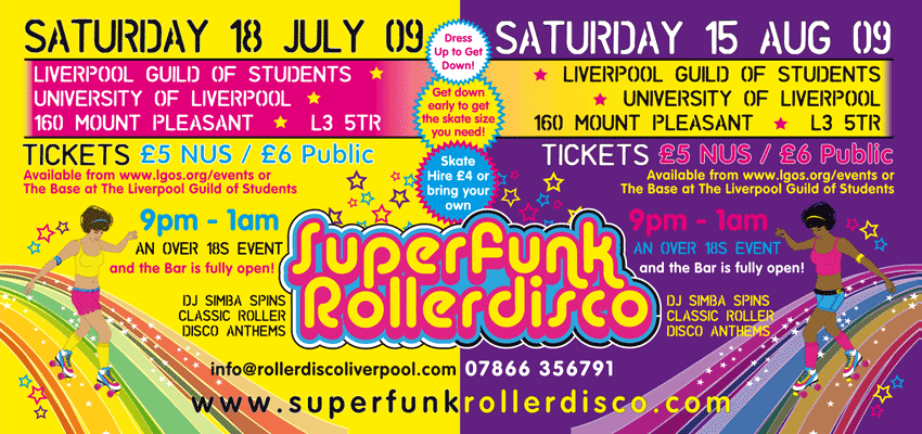 Roller Disco Liverpool - Saturday 18th July 2009