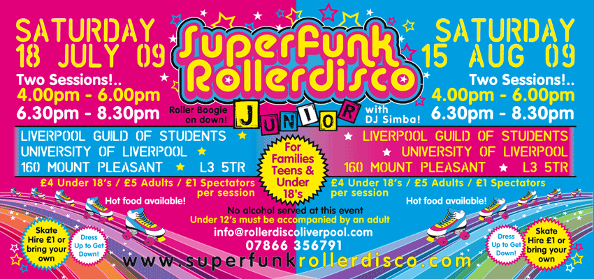 Roller Disco Liverpool Junior - Saturday 18th July 2009